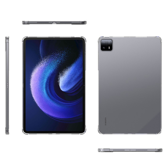 Чохол для Xiaomi Pad 6 Max, силіконовий, прозорий