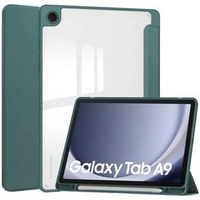 Чехол для Samsung Galaxy Tab A9, Smartcase Hybrid, с местом для стилуса, тёмно-зелёный