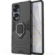 Чехол до Honor 70 5G, Kickstand Ring, чёрный