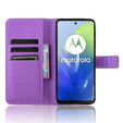 Откидной чехол для Motorola Moto G24 / G24 Power / G04, Wallet Smart Magnet, фиолетовый