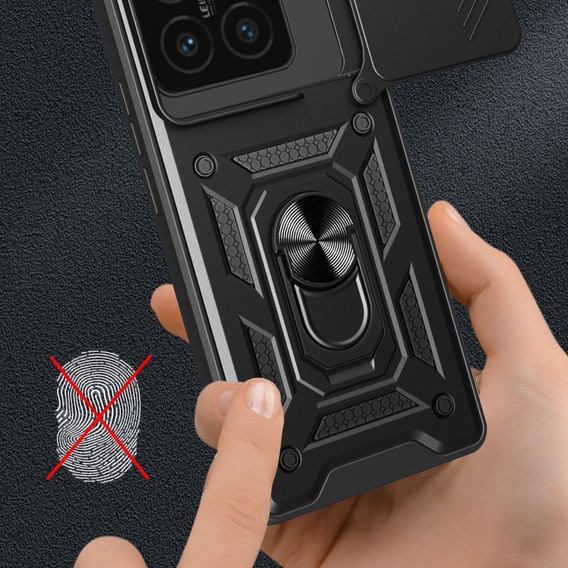 Чехол NOX Camera Slide Xiaomi 14T, CamShield Slide, чёрный