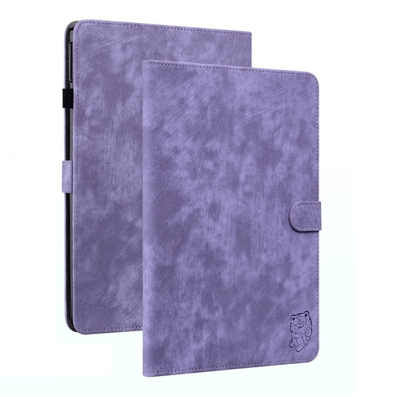 Чехол до Samsung Galaxy Tab S9, Wallet Pen Slot, фиолетовый