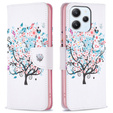 Чохол-книжка для Xiaomi Redmi 12 4G, Wallet, colorful tree, білий