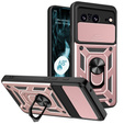 Чехол NOX Camera Slide Google Pixel 8, CamShield Slide,  розовый rose gold