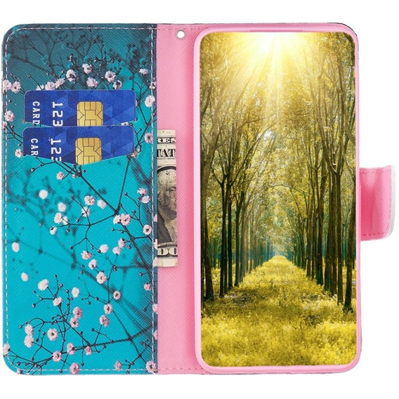 Чохол-книжка для Nokia G22, Wallet, Sakura, м'яти