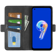 Откидной чехол для Asus Zenfone 9 5G / 10 5G, Wallet PU Leather Case, чёрный