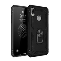 Бронированный Чехол до Huawei P20 Lite, Nox Case Ring, чёрный