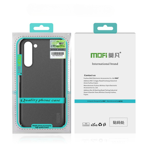 чехол MOFI для Samsung Galaxy S23, тонкий, чёрный