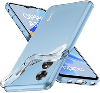 Тонкий корпус для Oppo A17, Slim, прозрачный