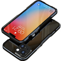 Чехол LUPHIE для iPhone 13 Mini, Armor Bumper, чёрный