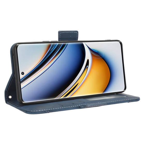 Откидной чехол для Realme 11 Pro 5G / Pro+ 5G, Card Slot, темно-синий
