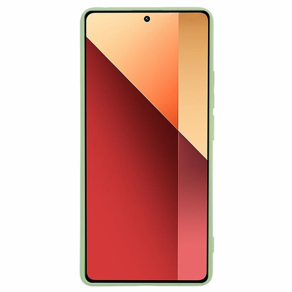 Чехол до Xiaomi Redmi Note 13 Pro 4G, Silicone Lite, зелёный