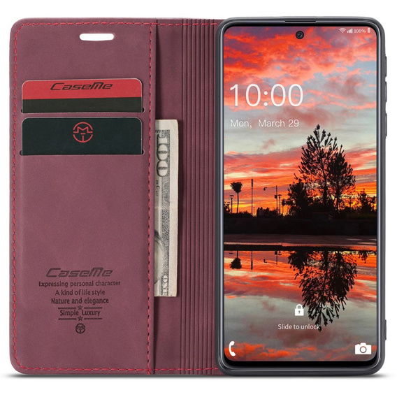 Чохол-сумка для Samsung Galaxy A33 5G, Leather Wallet Case, червоний