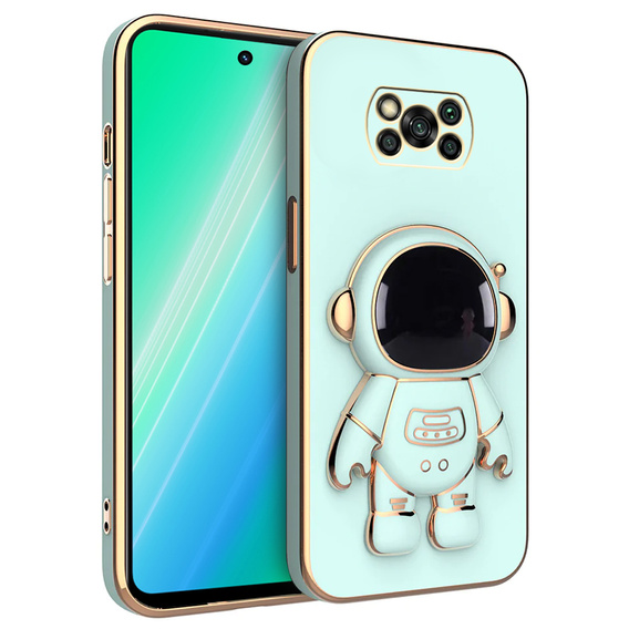 Чехол до Xiaomi Poco X3 NFC / X3 Pro, Astronaut, мятный