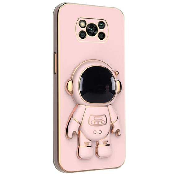 Чехол до Xiaomi Poco X3 NFC / X3 Pro, Astronaut, розовый rose gold