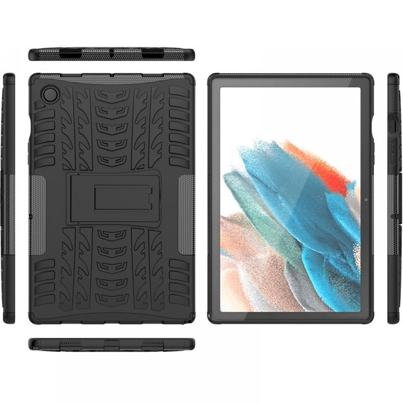 Чехол до Samsung Galaxy Tab A8 10.5 X200 / X205, Tire Armor, чёрный