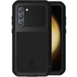 Чехол Love Mei до Samsung Galaxy S23 Plus, armored with glass, чёрный