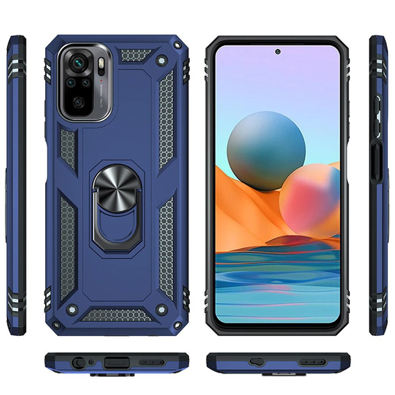 Броньований Чoхол до Xiaomi Redmi Note 10/10S, Nox Case Ring, м'яти