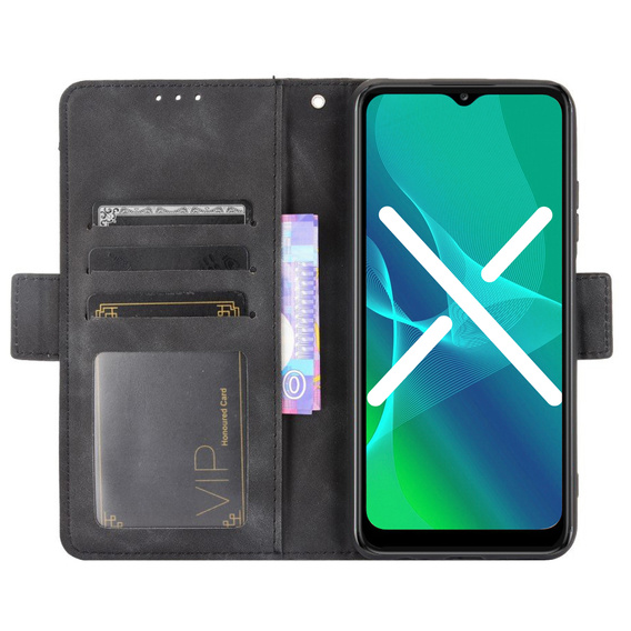 Откидной чехол для Oppo Reno7 Lite 5G, Card Slot, чёрный