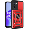 Чехол NOX Camera Slide Oppo A57s, CamShield Slide, красный