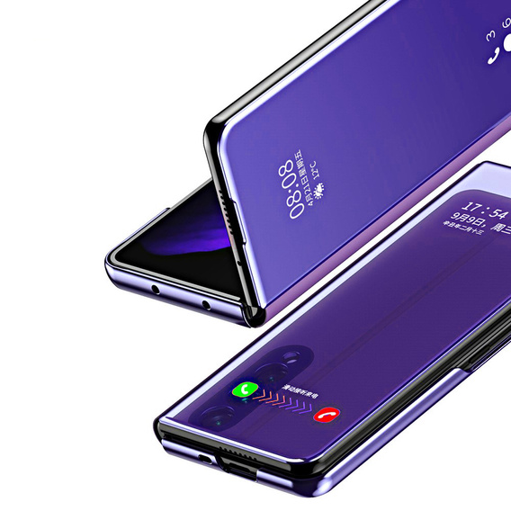 Чoхол до Samsung Galaxy Z Fold3 5G, Clear View, фіолетовий