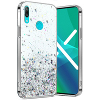 Чехол до Huawei Y6 2019 / Honor 8A, Glittery, прозрачный