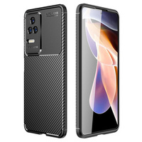 Чoхол до Xiaomi Poco F4 5G, Carbon Gel, чорний