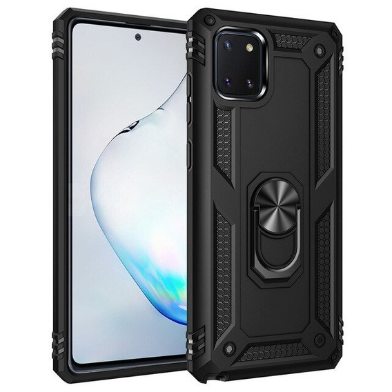 Броньований Чoхол до Samsung Galaxy Note 10 Lite, Nox Case Ring, чорний