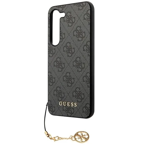 Чехол GUESS до Samsung Galaxy S24, 4G Charms Collection Hardcase, серый