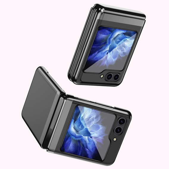 Чехол для Samsung Galaxy Z Flip6 5G, PC Case, прозрачный / черный