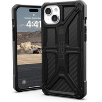 чохол Urban Armor Gear для iPhone 15 Plus, Monarch, carbon чорний