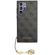 Чехол GUESS до Samsung Galaxy S24 Ultra, 4G Charms Collection Hardcase, серый