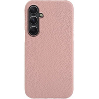 Кожаный чехол для Samsung Galaxy A54, Genuine Leather, розовый