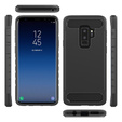 Чехол для Samsung Galaxy S9+ Plus Hybrid Armor Carbon Cover черный