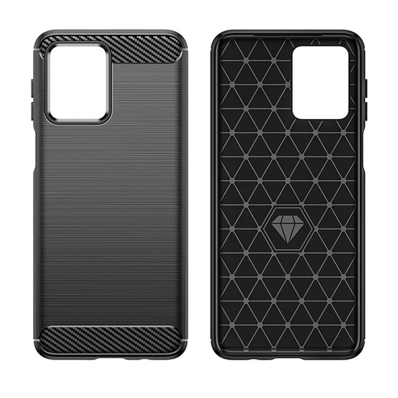 Чoхол до Motorola Moto G54 5G, Carbon, чорний