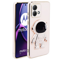 Чехол до Motorola Moto G84 5G, Astronaut, розовый rose gold