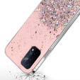 Чехол до Oppo A54 5G/A74 5G/A93 5G, Glittery, розовый