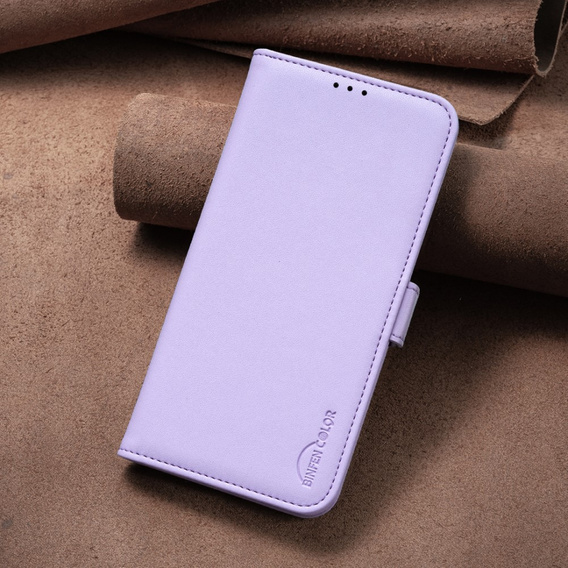 Откидной чехол для Xiaomi Redmi Note 13 5G, BINFEN Wallet, фиолетовый