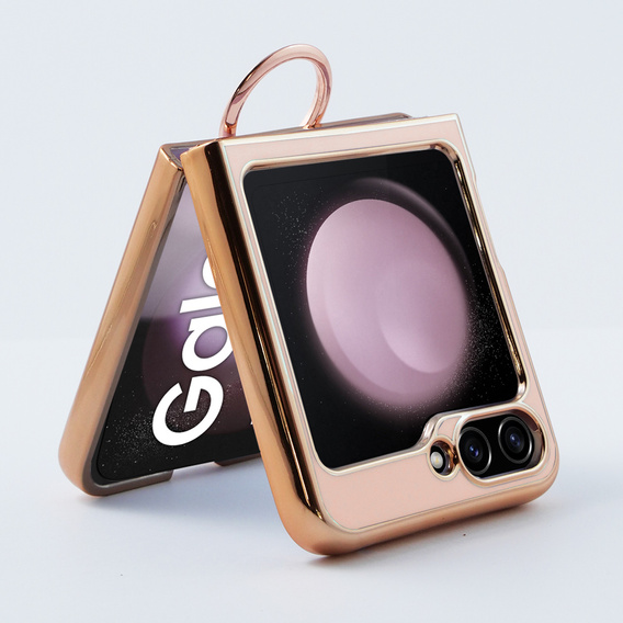 Чехол до Samsung Galaxy Z Flip 5 5G, Electro Ring, розовый
