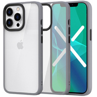 Чехол до iPhone 13 Pro, ERBORD Hybrid Case, серый