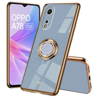 Чехол до Oppo A78 5G, Electro Ring, синий