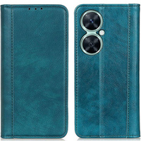 Чoхол до Huawei Nova 11i, Wallet Litchi Leather, зелений