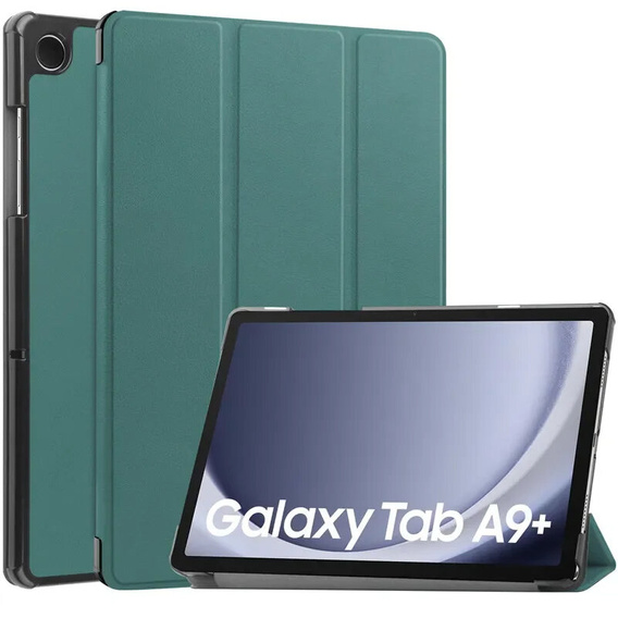 Чехол для Samsung Galaxy Tab A9+, Tri-fold, зелёный