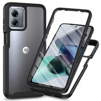 Чoхол Shockproof до Motorola Moto G53 5G, із захисним екраном, чорний