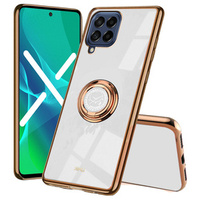 Чехол до Samsung Galaxy M53 5G, Electro Ring, белый