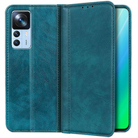 Чoхол до Xiaomi 12T / 12T Pro, Wallet Litchi Leather, бірюзовий