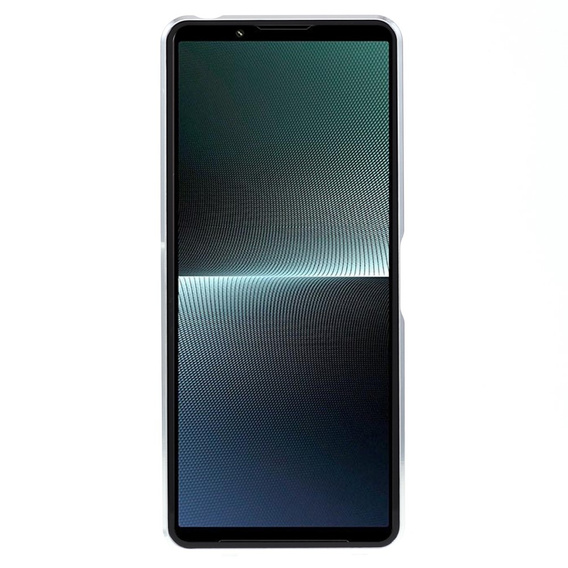 Чехол для Sony Xperia 1 V, Magnetic Dual Glass, серебряный