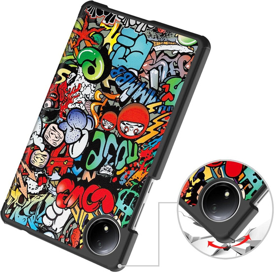 Чохол для Xiaomi Redmi Pad SE 8.7, Smartcase, graffiti