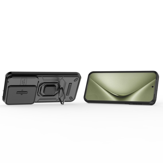 Чохол для Huawei Pura 70 Ultra, KickStand Camera Lens, чорний