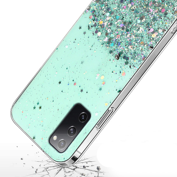 Чoхол до Samsung Galaxy S20 FE, Glittery, світло-блакитний